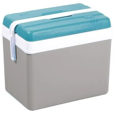 Glacière 35 L gris perle couvercle bleu lagon - EDA
