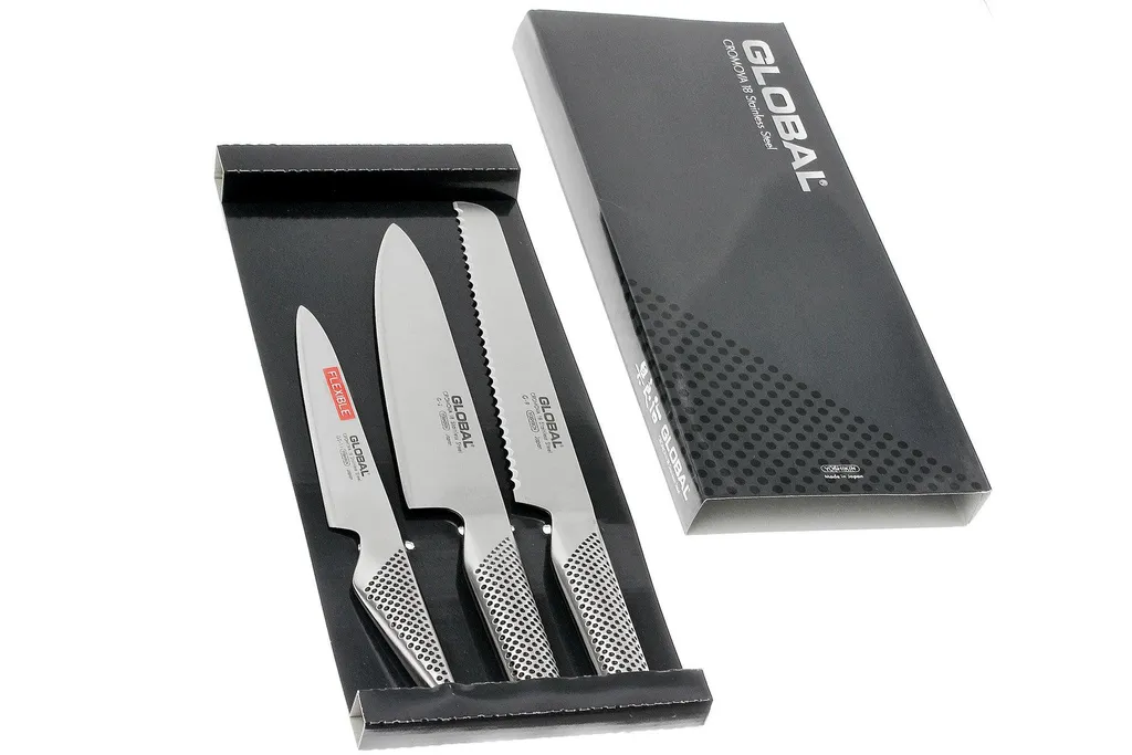 Global G9211 ensemble de couteaux de 3 pièces