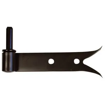 Gond à plaquer bout queue de carpe - axe amovible - D14 - 160 x 35 x 4 mm - - AFBAT