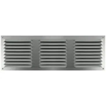 Grille à persiennes en applique avec moustiquaire - L : 300 mm - H : 150 mm - AUTOGYRE