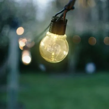Guirlande solaire LED type sphérique 30 lm 10 ampoules - EZSOLAR