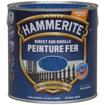 Hammerite fer martelé 2.5 L bleu nuit - HAMMERITE