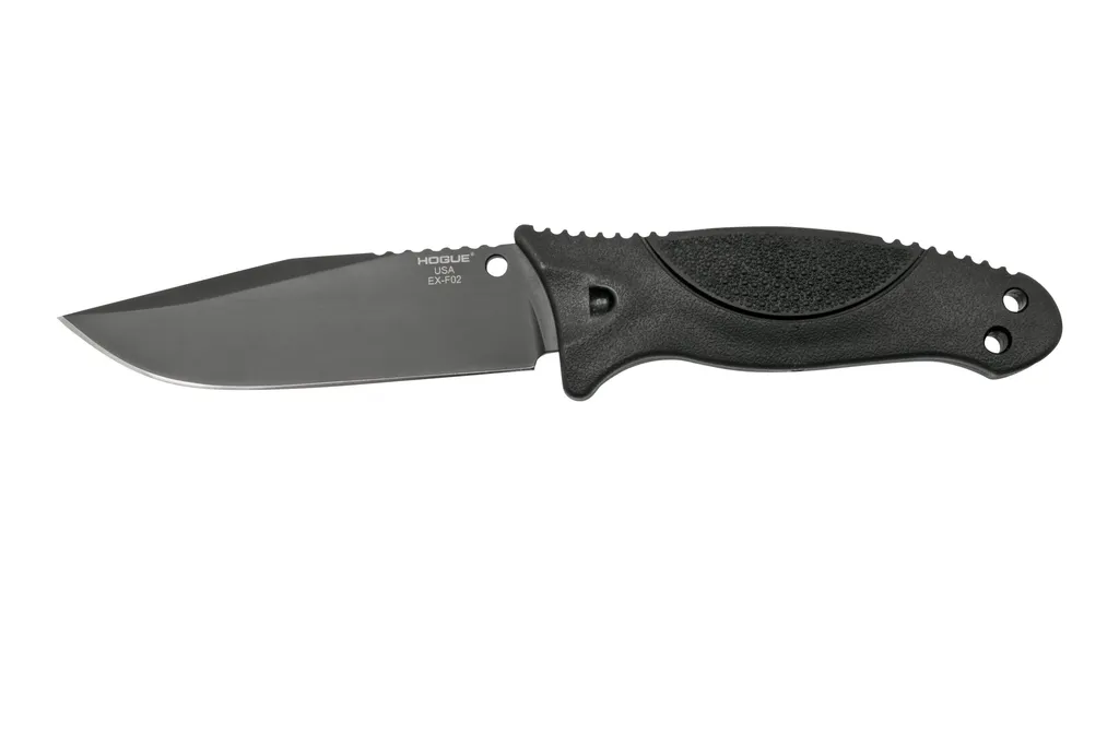 Hogue EX-F02 4.5” Rubber Black, Allen Elishewitz, couteau fixe