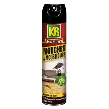 Home défense mouches moustiques 400ml - KB HOME DEFENSE