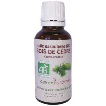 Huile essentielle bois de cèdre 50 ml - CEVEN AROMES