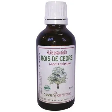 Huile essentielle bois de cèdre bio 30 ml - CEVEN AROMES