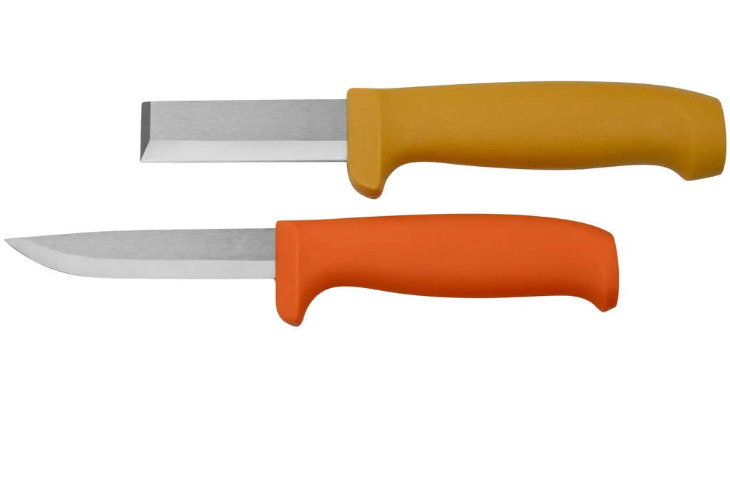 Hultafors STK et HVK Craftman's 387010, couteaux fixes avec double étui