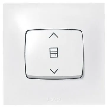 Interrupteur individuel de volets roulants - Neptune - bornes à vis - blanc - LEGRAND