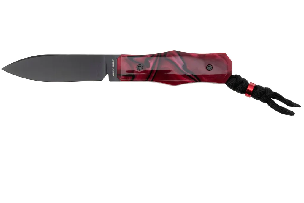 Jack Wolf Vampire FIXedc VAMP-FX-01-KR-TRBD Black DLC CPM S90V, Kirnite True Blood, couteau fixe