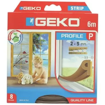 Joint adhésif P 9 mm x 6 m marron - GEKO