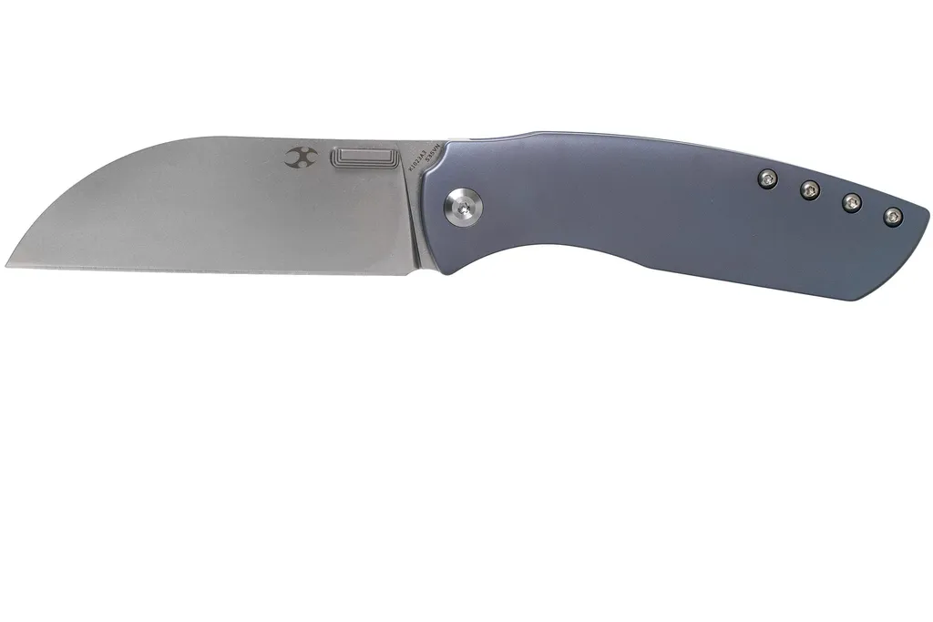Kansept Convict K1023A3 Blue Titanium couteau de poche, Chris Conaway design