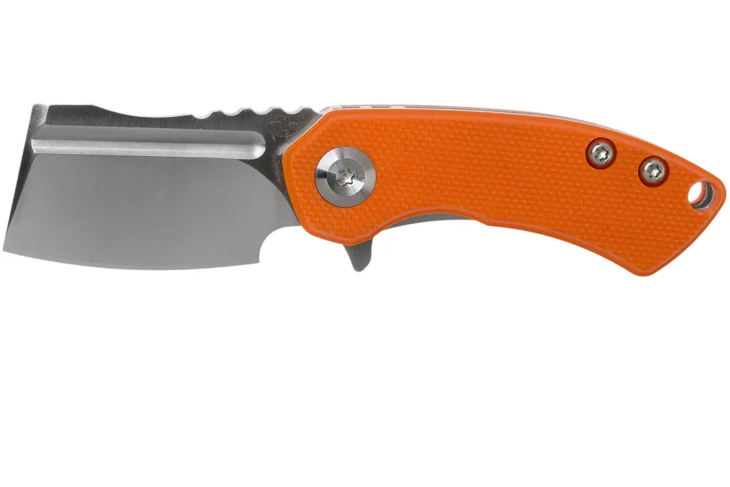 Kansept Mini Korvid T3030A6 Satin, Orange G10 couteau de poche, Justin Koch design