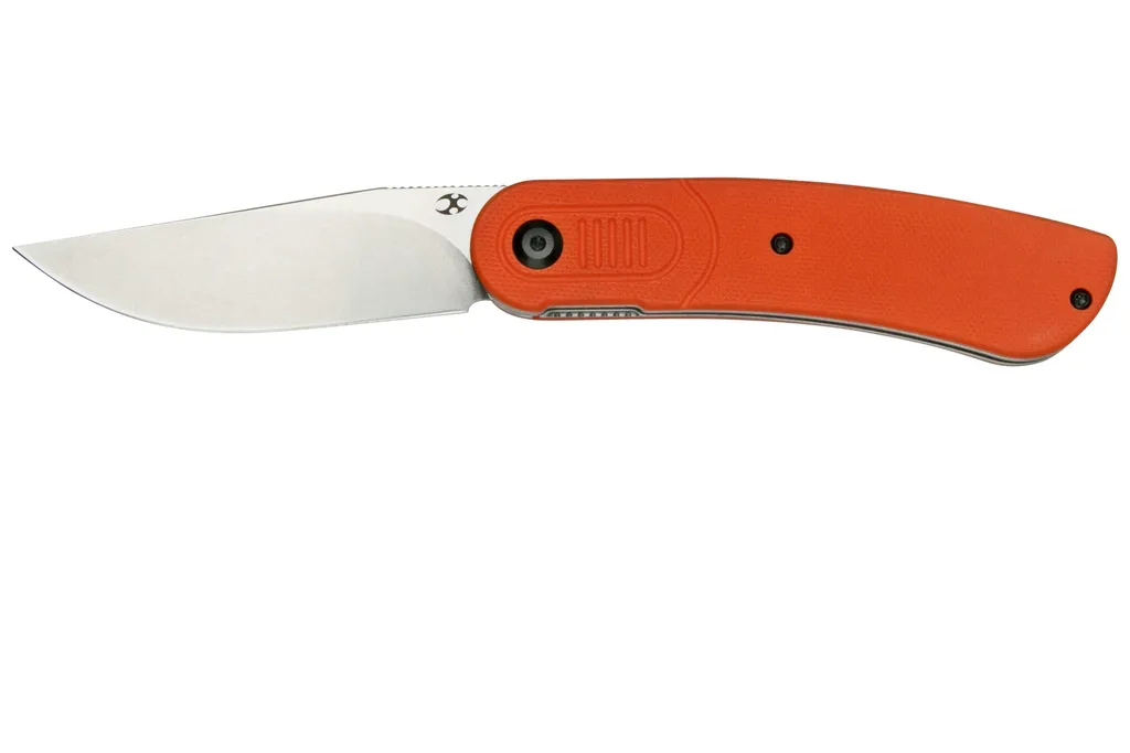 Kansept Reverie T2025A3 Stonewashed, Orange G10 couteau de poche, Justin Lundquist design