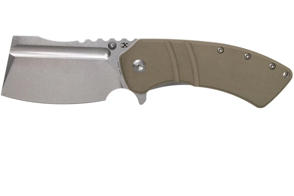 Kansept XL Korvid T1030A5 Satin, Sand G10 couteau de poche, Justin Koch design