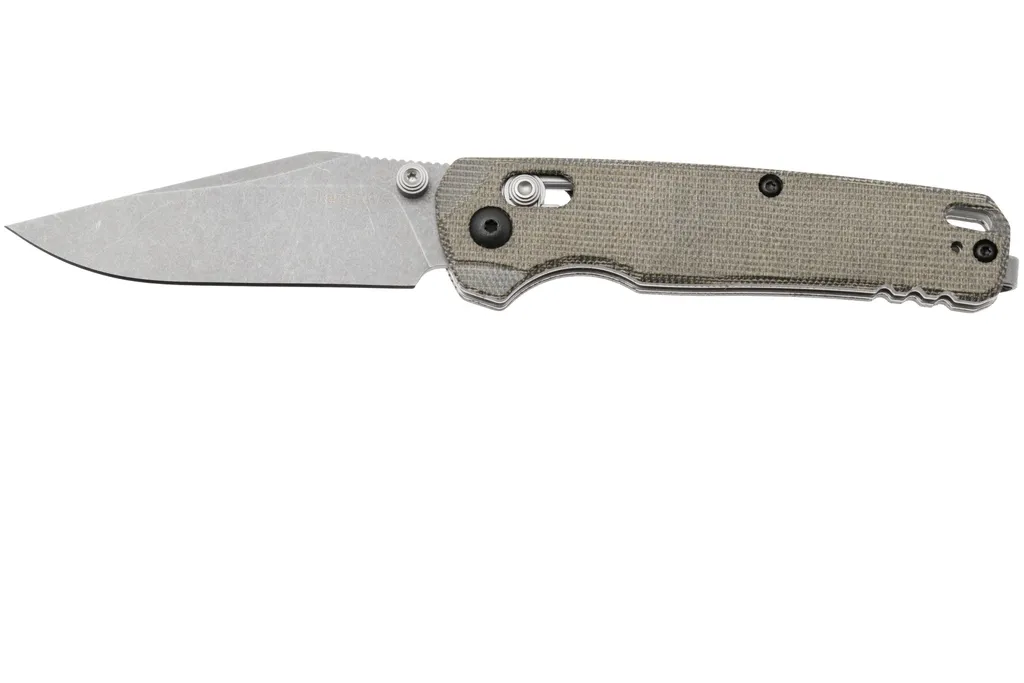 Kershaw Bel Air 6106 Stonewashed MagnaCut Clip Point, Green Micarta, couteau de poche