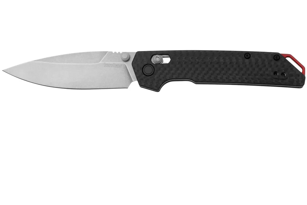 Kershaw Iridium 2038CFM390 DuraLock, Stonewashed M390, Carbon Fiber couteau de poche