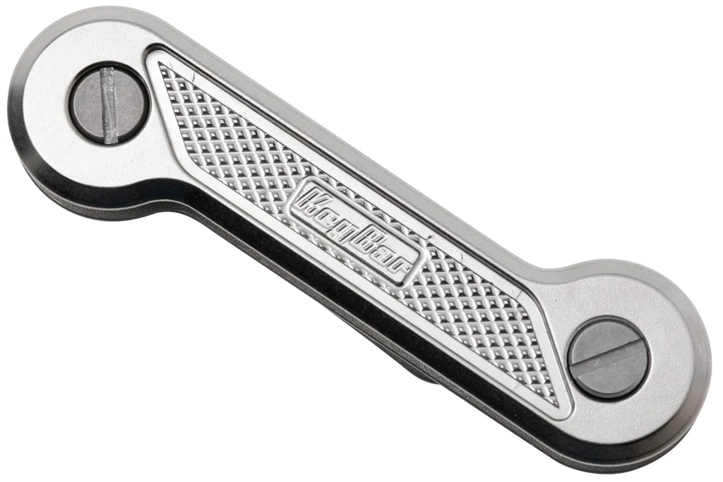KeyBar Titanium Diamond Crosshatch KBR204 outil porte-clé