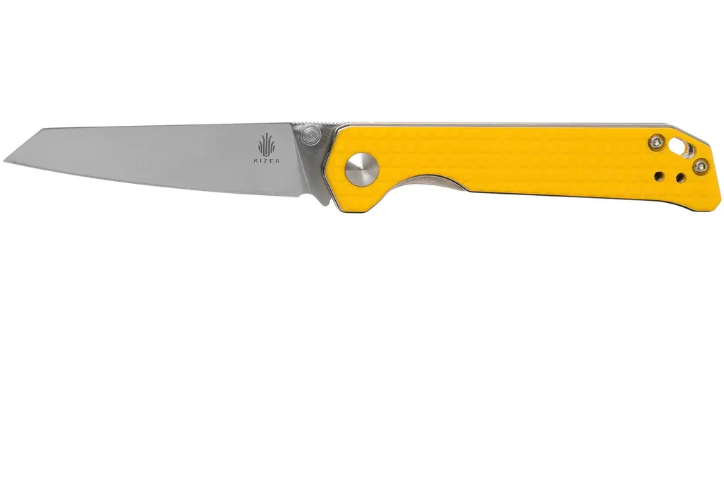 Kizer Begleiter Mini V3458RN4 N690, Yellow G10, couteau de poche, Azo design