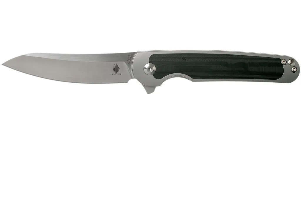 Kizer Clutch Ki4556A2 Carbonfiber couteau de poche, Carlos Elstner design