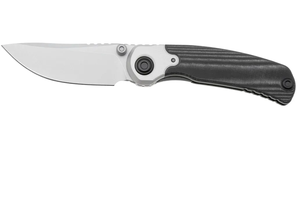 Kizer Pioneer Drop Point ZX-FK03A6 Satin Nitro-V, Aluminium Bolster, couteau de poche