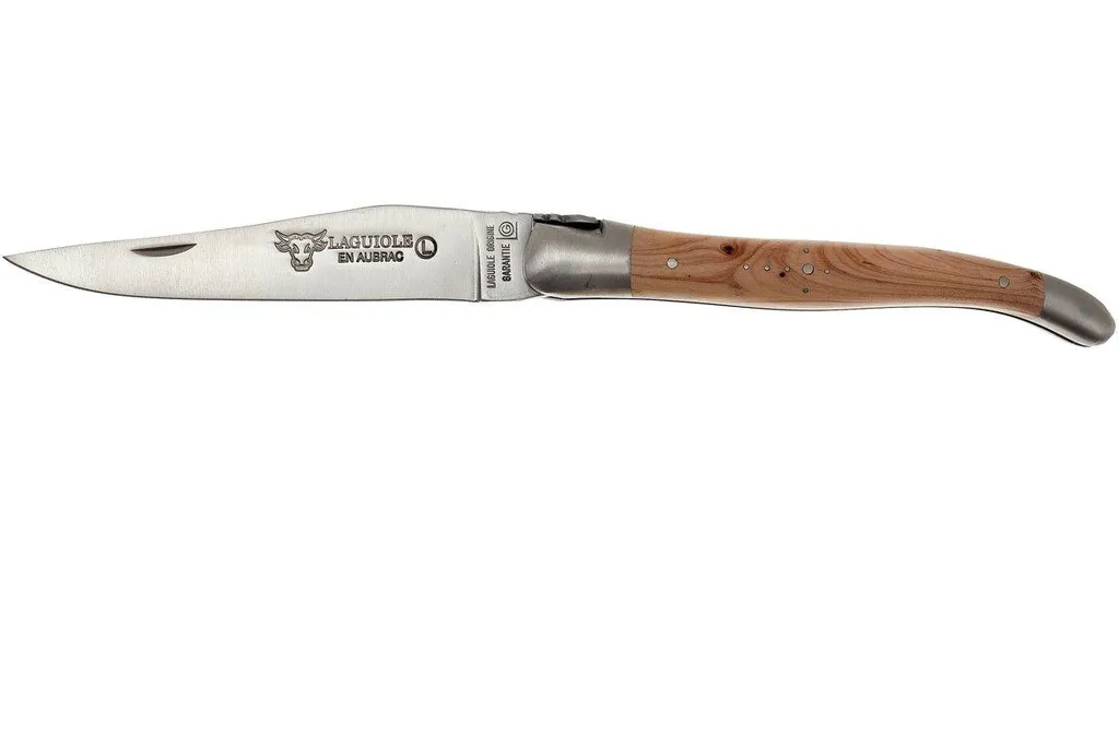 Laguiole en Aubrac Classic 12cm bois de genévrier L0212GEI-FSB1