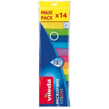 Lavette microfibre colors  x 14 - VILEDA