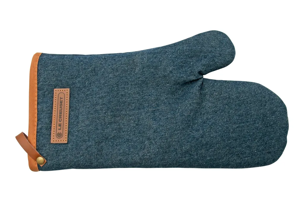 Le Creuset Denim manique en tissu, jeans