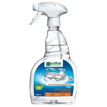 Le Vrai vitres surfaces désinfectant 750ml 4633 - LE VRAI PROFESSIONNE