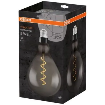 Led standard ed.1906 clair filament 5w12 éq 27 chaud - OSRAM
