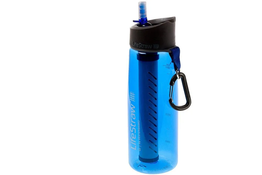 LifeStraw Go 2-stage bouteille d'eau avec filtre bleu