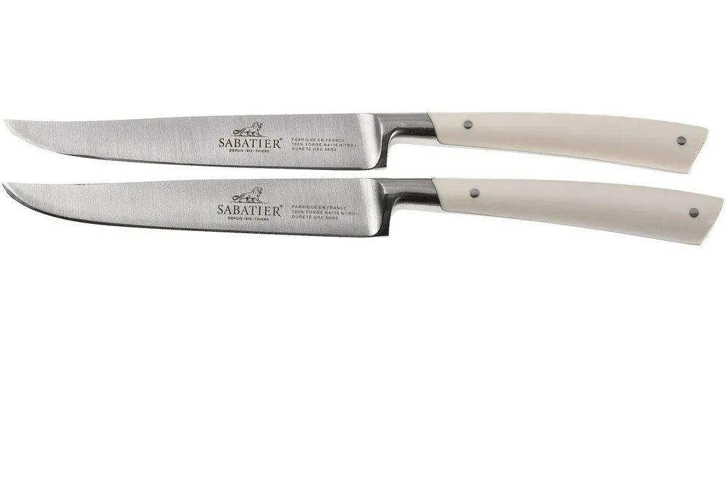Lion Sabatier Edonist Perle set de couteaux à steak 2 pièces, blanc, 808281