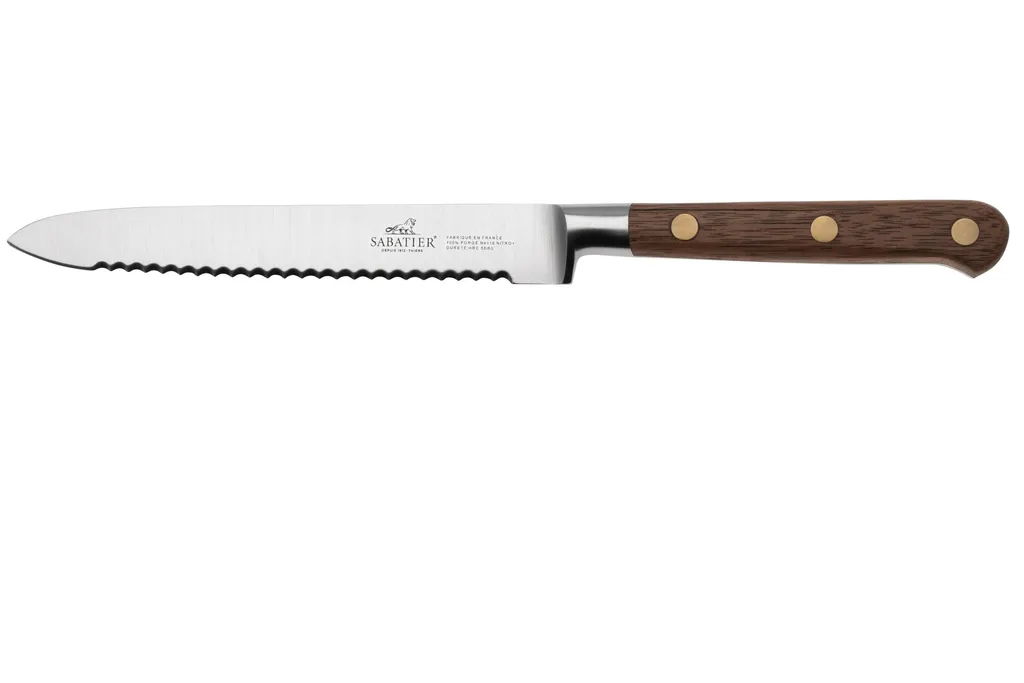 Lion Sabatier Idéal Périgord couteau universel dentelé, 12 cm