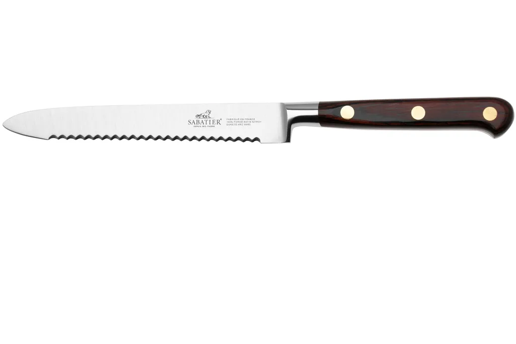 Lion Sabatier Idéal Saveur 832984 couteau universel dentelé, 12 cm