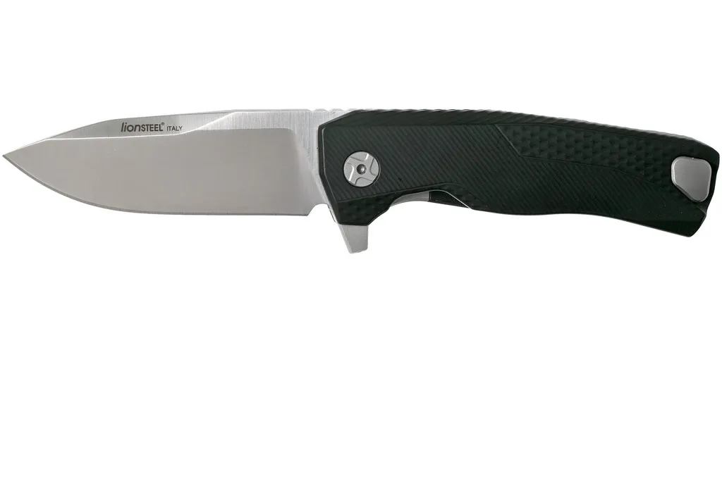LionSteel ROK Satin Black Aluminium ROK A BS couteau de poche
