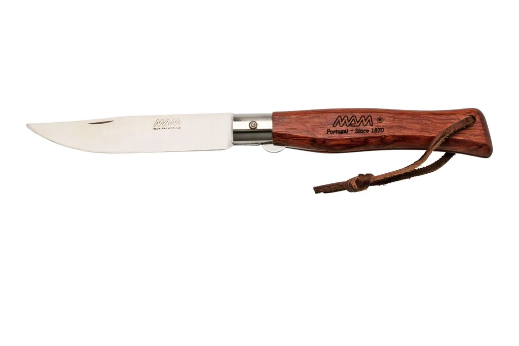 MAM Hunter, lame de 10.5 cm, linerlock, cordon en cuir 2061 couteau de poche
