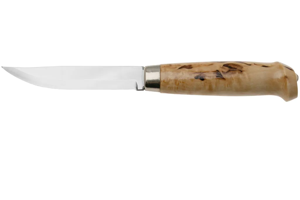 Marttiini Lynx 132, 132010, Stainless, Curly Birch, couteau d'outdoor
