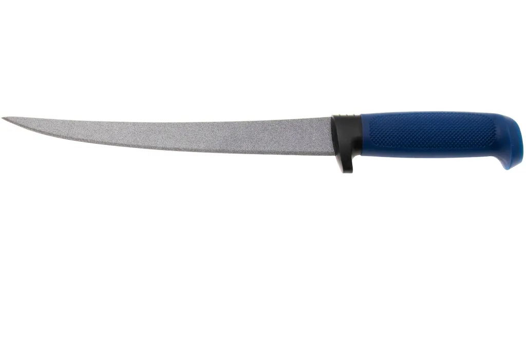 Marttiini Martef Filleting Knife 23 846014T Stainless, Blue Rubber, couteau fixe