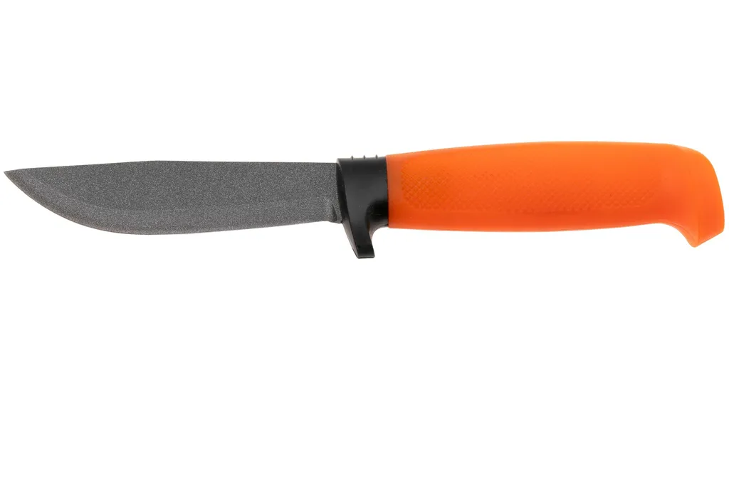 Marttiini Martef Skinner 186024T Stainless, Orange Rubber, couteau fixe