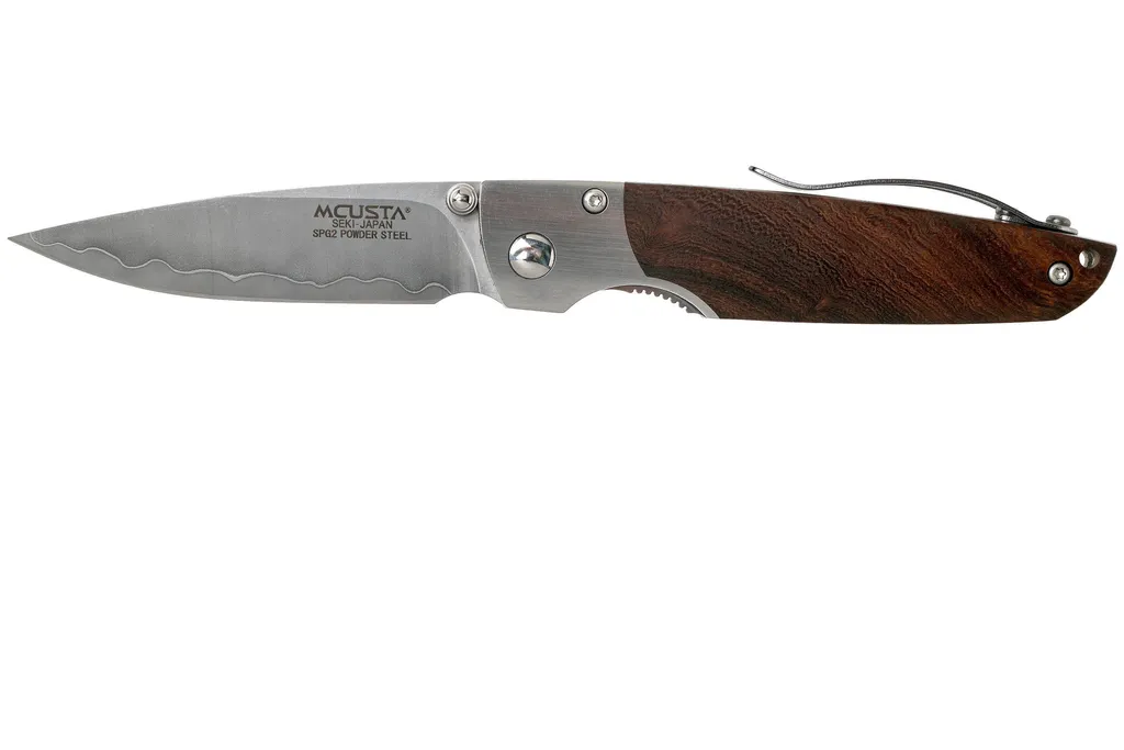 Mcusta MC-143G Shinra Mixture Teana, ironwood, couteau de gentleman