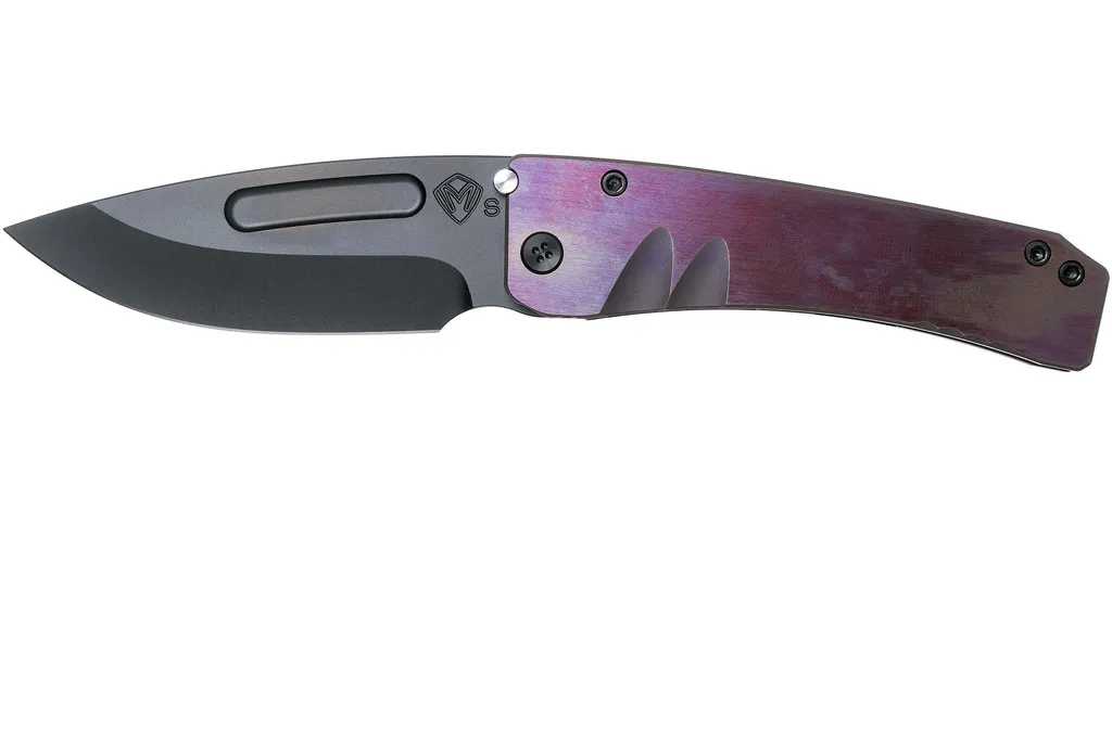 Medford Midi Marauder Faced Violet Handle, PVD S35VN couteau de poche