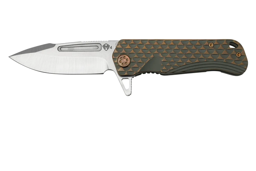 Medford Proxima, S45VN Tumbled Blade, BB Cement Bronze Dragon Skin Handle couteau de poche