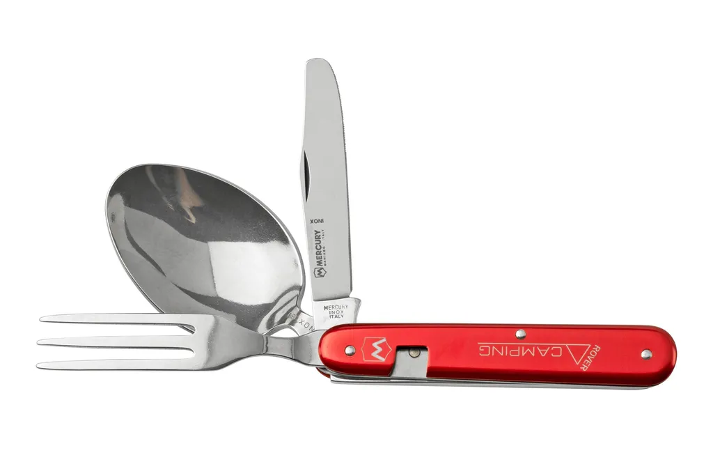 Mercury Rover 992-3ARDFC Red Aluminum, couverts de camping