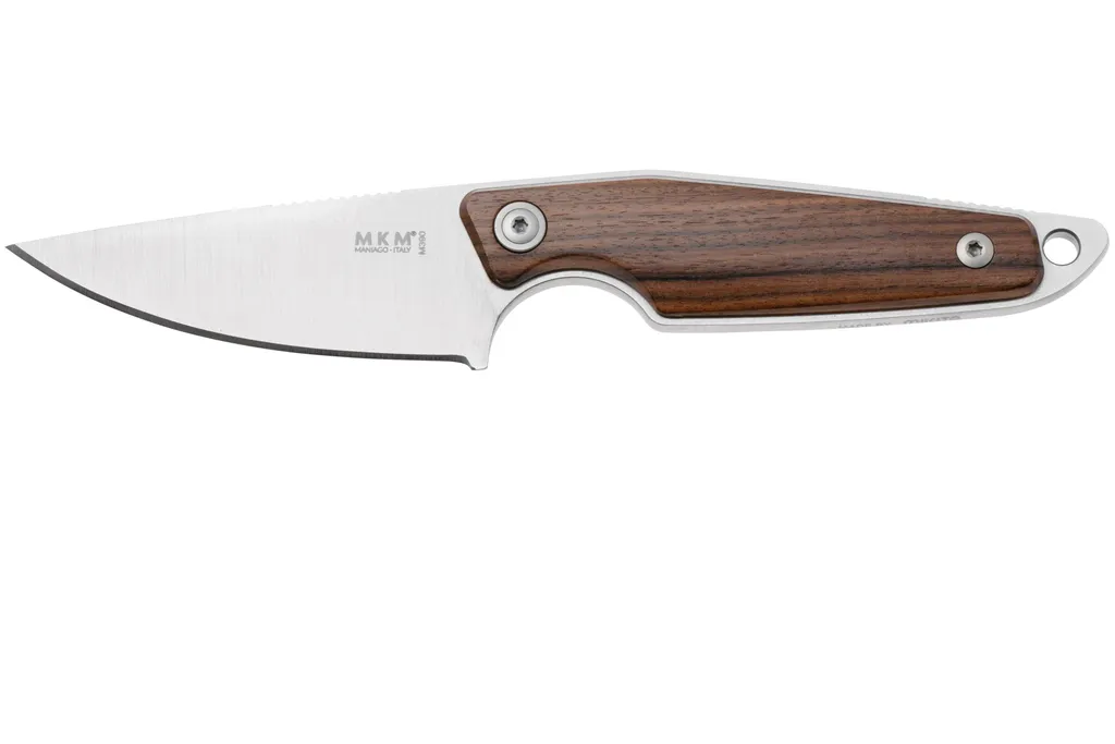 MKM Makro 1 Droppoint MK-MA01-S Santos Wood, couteau fixe, Jesper Voxnaes design