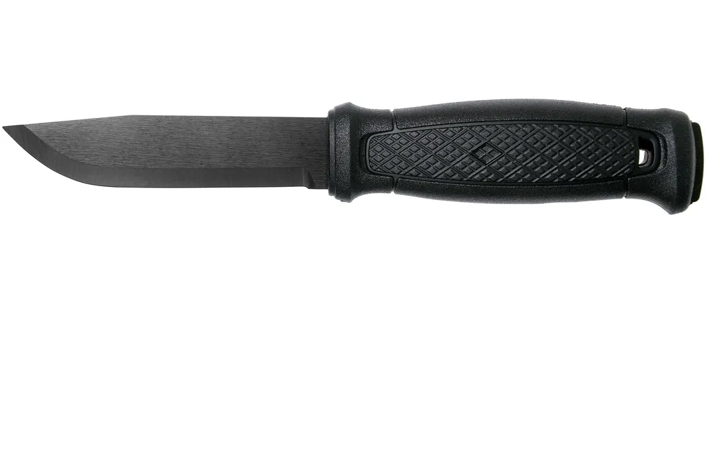 Mora Garberg Black Carbon couteau de bushcraft 13915 avec étui en polymère et kit de survie