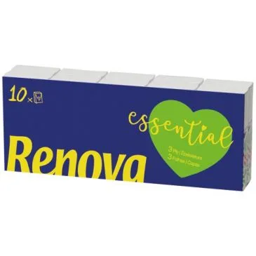 Mouchoirs etuis renova essential x10 - RENOVA