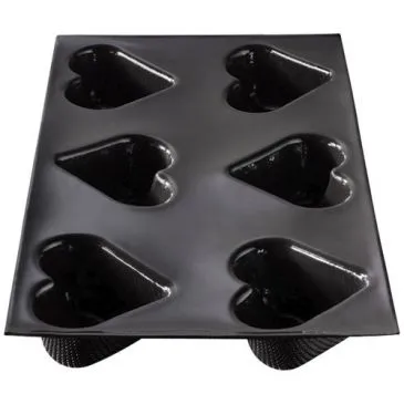 Moule 6 cœurs bombés - Origine - FLEXIPAN