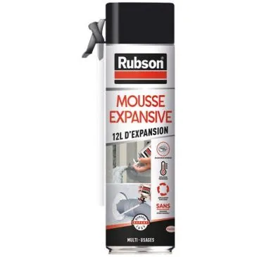 Mousse expansive multiusages aérosol 275 ml soit 12 L - RUBSON