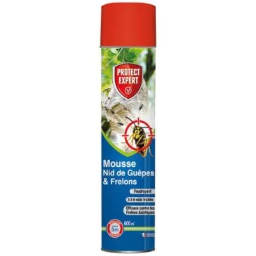 Mousse nids de guêpes et frelons 600ml - PROTECT EXPERT