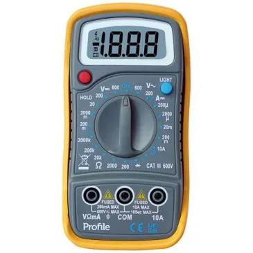 Multitesteur digital basic catégorie III  600 V - PROFILE