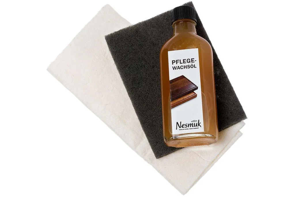 Nesmuk huile de cire naturelle pour planches à découper, huile d'entretien